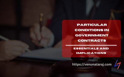 Particular Conditions in Government Contracts: Essential Elements and Implications
